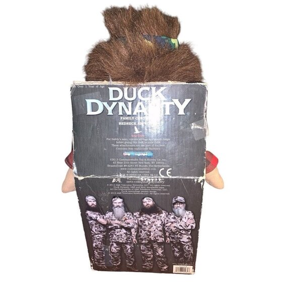 Duck Dynasty Phil Robertson 13"  Plush non talking & Duck commander L gray TEE - Picture 2 of 8